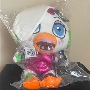 Five Night's At Freddy's: Security Breach Glamrock Chica Plush Backpack NWT